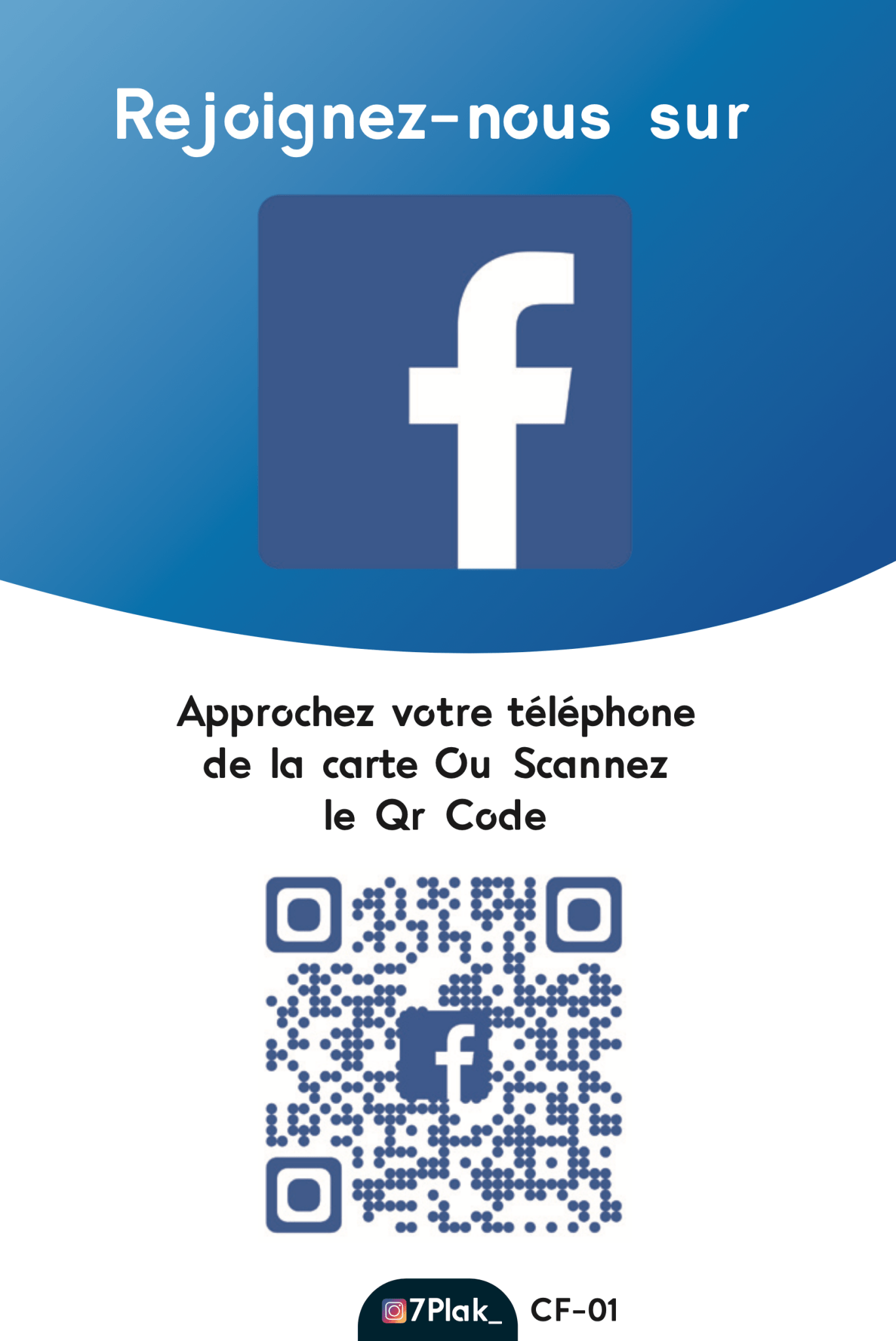 Carte Facebook - 7PLAK