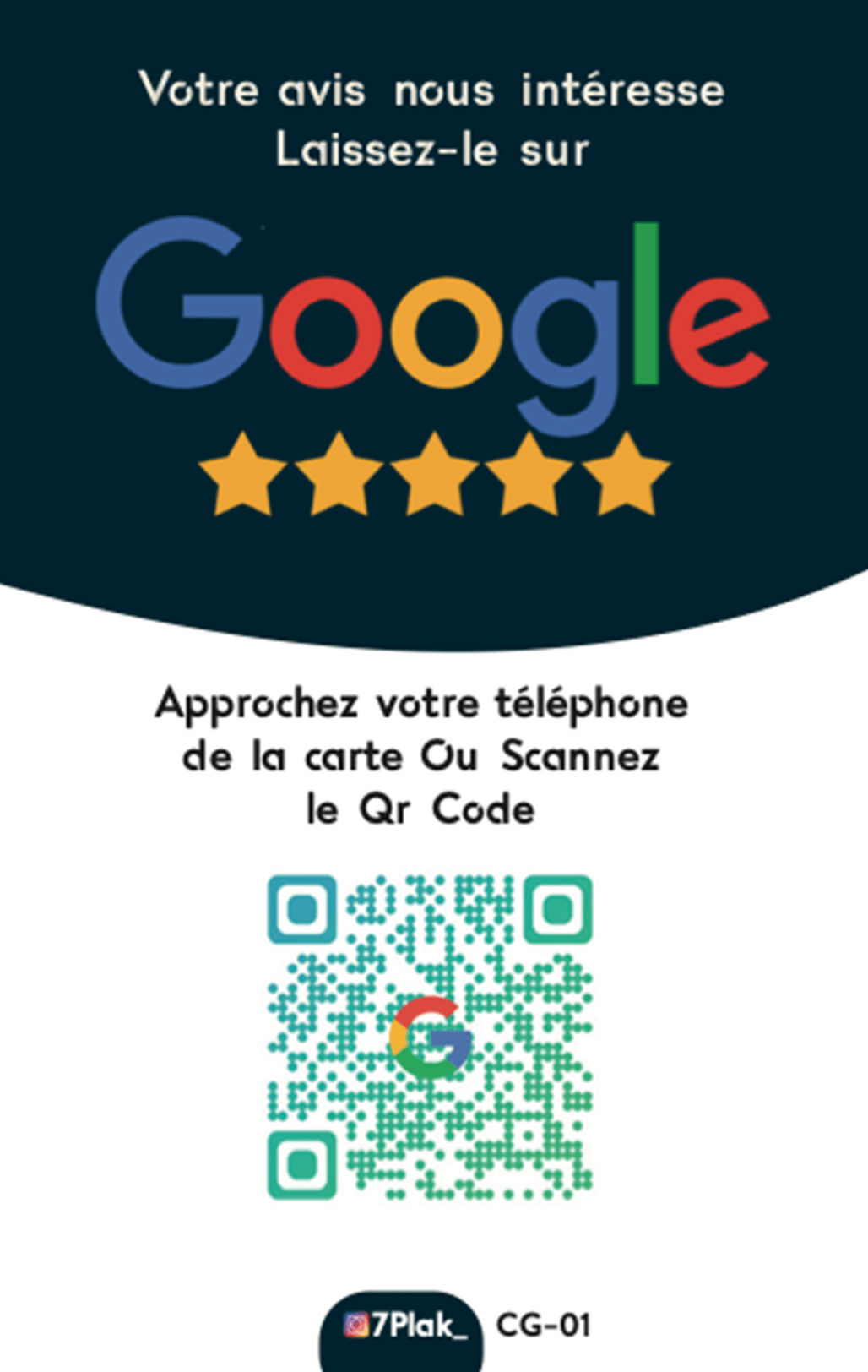 Carte Google - 7PLAK