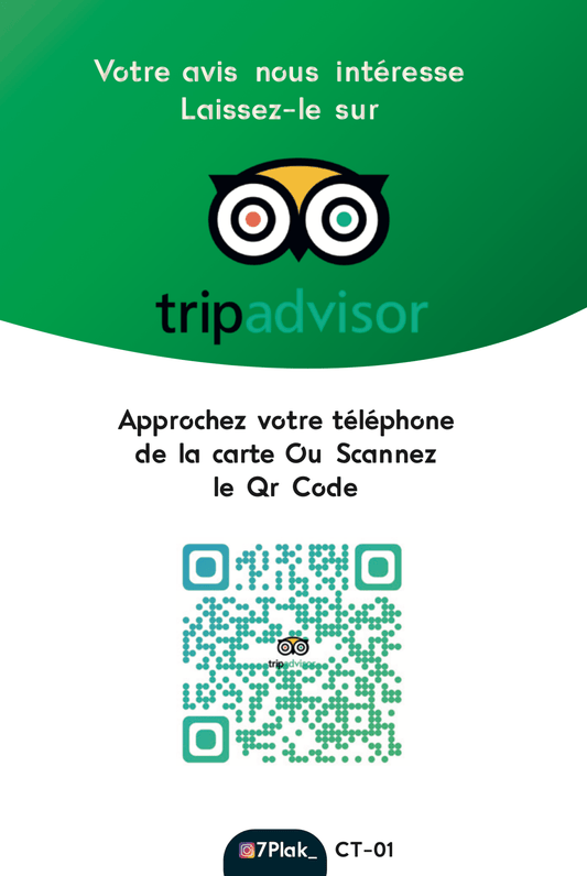 Carte Tripadvisor - 7PLAK