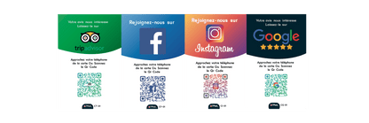 Packs V-Card (1 V-Card + 1 Carte + Interfaces & Hébergement + Vos statistiques + Qr Code) - 7PLAK