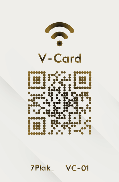 Packs V-Card (1 V-Card + 1 Carte + Interfaces & Hébergement + Vos statistiques + Qr Code) - 7PLAK